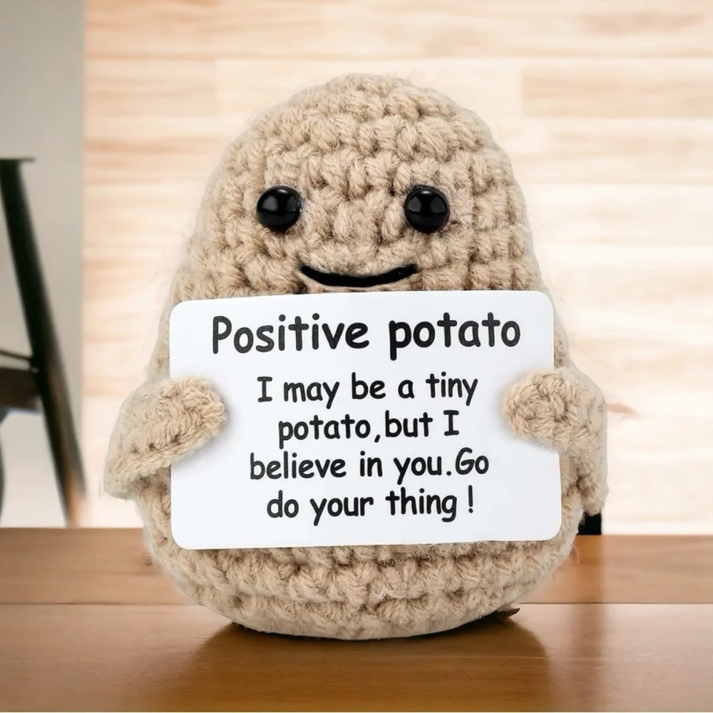 Positively Adorable New Crochet Potato: Your Tiny Companion for Joy & Motivation